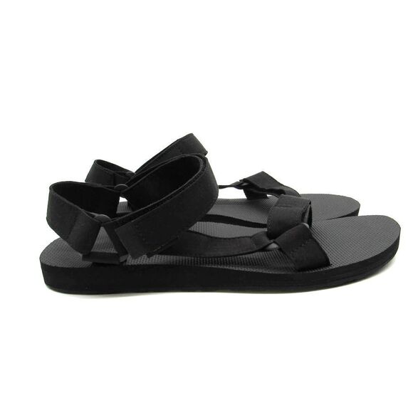 TEVA ORIGINAL UNIVERSAL CANVAS MEN\'S SANDALS IN BLACK SZ 12 main image 8